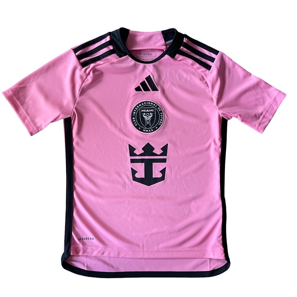 Adidas Inter Miami CF Home Soccer Jersey 2024/2025 Youth 9-10 Years